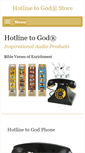 Mobile Screenshot of hotlinetogodstore.com